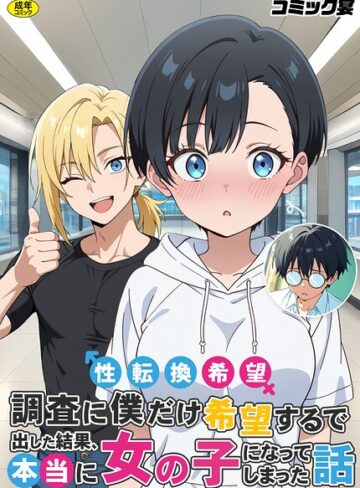 フルカラー【性転換希望調査に僕だけ希望するで出した結果、本当に女の子になってしまった話】コミック宴